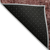 8' Runner Merlot Abstract Washable Non Skid Indoor Outdoor Runner Rug