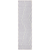 8' Runner Lavender and Ivory Geometric Washable Non Skid Indoor Outdoor Runner Rug