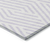 8' Runner Lavender and Ivory Geometric Washable Non Skid Indoor Outdoor Runner Rug