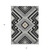 5' X 8' Black Gray And Ivory Tribal Washable Indoor Outdoor Area Rug
