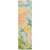 8' Runner Blue Abstract Washable Non Skid Indoor Outdoor Runner Rug