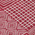 3' X 5' Red And Ivory Geometric Washable Indoor Outdoor Area Rug Transitional Style - Red, Ivory Color