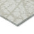 5' X 8' Ivory And Beige Abstract Washable Indoor Outdoor Area Rug - Ivory, Beige