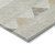 5' X 8' Beige Ivory And Taupe Southwestern Washable Indoor Outdoor Area Rug