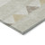 5' X 8' Beige Ivory And Taupe Southwestern Washable Indoor Outdoor Area Rug