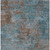 3' X 5' Teal Blue And Brown Abstract Washable Indoor Outdoor Area Rug