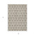 5' X 8' Brown And Beige Geometric Washable Indoor Outdoor Area Rug - 608219021603
