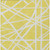 5' X 8' Yellow And Linen Geometric Washable Indoor Outdoor Area Rug