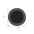 6' Black And Ivory Round Indoor Outdoor Area Rug