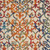 4' X 6' Ivory Blue Orange And Green Trellis Indoor Outdoor Area Rug