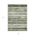 5' X 8' Sage And Beige Striped Washable Indoor Outdoor Area Rug