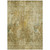 5' X 8' Brown Beige And Gold Abstract Washable Indoor Outdoor Area Rug - Brown, Beige, Gold