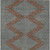 5' X 8' Brown And Aqua Geometric Washable Indoor Outdoor Area Rug