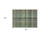 2' X 3' Green Beige and Gray Plaid Washable Non Skid Indoor Outdoor Area Rug - Green, Beige, Gray