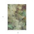 5' X 8' Beige Green And Artichoke Green Abstract Washable Indoor Outdoor Area Rug