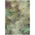 5' X 8' Beige Green And Artichoke Green Abstract Washable Indoor Outdoor Area Rug
