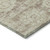 3' X 5' Brown Tan And Beige Floral Washable Indoor Outdoor Area Rug