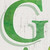 36" Green And White Garden Solid Wood Porch Sign
