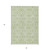 5' X 8' Artichoke Green And Ivory Geometric Washable Indoor Outdoor Area Rug Transitional Style - Artichoke Green, Ivory Color