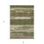 3' X 5' Olive Green Abstract Washable Indoor Outdoor Area Rug