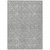 3' X 5' Gray And Ivory Geometric Washable Indoor Outdoor Area Rug Transitional Style - Gray, Ivory Color
