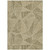 3' X 5' Khaki Brown And Beige Geometric Washable Indoor Outdoor Area Rug