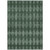 5' X 8' Olive Green And Charcoal Geometric Washable Indoor Outdoor Area Rug