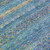 5' X 8' Teal Blue And Copper Striped Washable Indoor Outdoor Area Rug