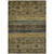 5' X 8' Gray Gold And Brown Medallion Washable Indoor Outdoor Area Rug