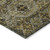 5' X 8' Gray Gold And Brown Medallion Washable Indoor Outdoor Area Rug