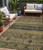 5' X 8' Gray Gold And Brown Medallion Washable Indoor Outdoor Area Rug