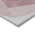 5' X 8' Blush Pink And Ivory Geometric Washable Indoor Outdoor Area Rug
