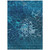 5' X 8' Navy Blue And Sky Blue Abstract Washable Indoor Outdoor Area Rug - Navy Blue, Sky Blue