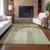 3' X 5' Taupe Beige And Tan Geometric Washable Indoor Outdoor Area Rug Transitional Style - Taupe, Beige, Tan Color