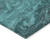 5' X 8' Teal Blue Aqua And Gray Abstract Washable Indoor Outdoor Area Rug Transitional Style - Teal Blue, Aqua, Gray Color