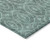 5' X 8' Teal Blue Geometric Washable Indoor Outdoor Area Rug