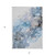 3' X 5' Blue and Gray Abstract Washable Non Skid Indoor Outdoor Area Rug Transitional Style - Blue, Gray Color