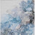 3' X 5' Blue and Gray Abstract Washable Non Skid Indoor Outdoor Area Rug Transitional Style - Blue, Gray Color