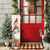36" Red And White Christmas Santa and Snowman Solid Wood Reversible Porch Sign