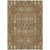 5' X 8' Orange Taupe And Beige Moroccan Washable Indoor Outdoor Area Rug