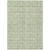 3' X 5' Artichoke Green And Ivory Geometric Washable Indoor Outdoor Area Rug Transitional Style - Artichoke Green, Ivory Color