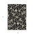 3' X 5' Black Beige And Ivory Floral Washable Indoor Outdoor Area Rug