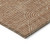 5' X 8' Terra Cotta And Brown Abstract Washable Indoor Outdoor Area Rug