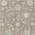 3' X 5' Taupe Beige And Gray Floral Washable Indoor Outdoor Area Rug - Taupe, Beige, Gray