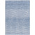 5' X 8' Denim Blue And Blue Abstract Washable Indoor Outdoor Area Rug