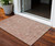 3' X 5' Pink And Brown Moroccan Washable Indoor Outdoor Area Rug