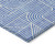 3' X 5' Blue And Ivory Abstract Washable Indoor Outdoor Area Rug Transitional Style - Blue, Ivory Color