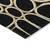 5' X 8' Black Ivory And Beige Abstract Washable Indoor Outdoor Area Rug