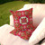 Set of Two 16" X 16" Gray and Pink Blown Seam Floral Indoor Outdoor Throw Pillow - 606114825951