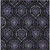 5' X 8' Purple Charcoal And Gray Medallion Washable Indoor Outdoor Area Rug